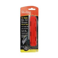 STERLING 18mm Large Snap Blade (x10) - carded