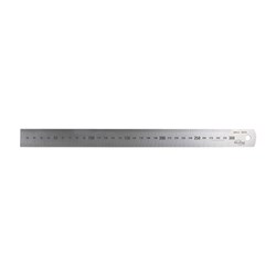 300mm/12in Matt Stainless Steel Rule Metric Imperial