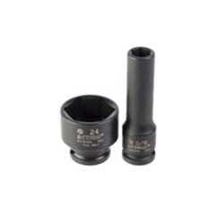 1/2" x 3/8" Drive 6-Point Imperial Standard Impact Socket