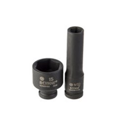 5mm 1/4" Drive 6-Point Metric Standard Impact Socket