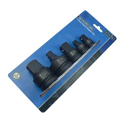 5 Piece Steel Ball Impact Adaptor Set - Carton (x20)