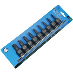 9 Piece 1/2 Drive Internal Torx Driver 55 Long Set