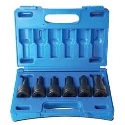 6 Piece 3/4 Drive Hex Driver Imperial Set
