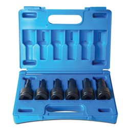 6 Piece 3/4 Drive Hex Driver Metric Set