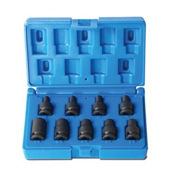 9 Piece 3/8 Drive E-Torx  Thin-wall Set