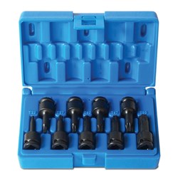 9 Piece 3/8 Drive Internal Torx Driver 50 Long Set