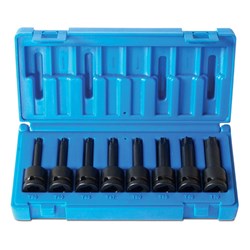 8 Piece 1/2 Drive Internal Torx Driver 75 Long Set