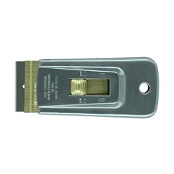 Metal Heavy Duty Scraper with Brass Button