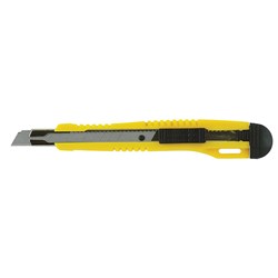 Yellow Plastic Auto-Lock Cutter 9mm