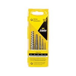 5 Piece Screw Extractor Set No.1 - 5,