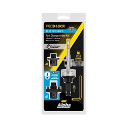 Alpha Pro Lock Quick Change Stepped Electricians Holesaw Arbor Kit