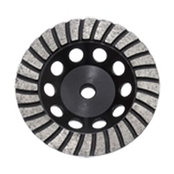 Austsaw - 125mm (5in)   Diamond Cup Wheel Turbo Row - M14 Thread - Turbo Row