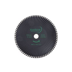 Austsaw - 103mm (4in) Diamond Blade Super Turbo Wave - 16mm Bore - Super Turbo