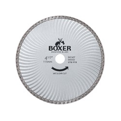 Austsaw/Boxer - 115mm (4.5in) Diamond Blade Boxer Super Turbo Wave - 22.2mm Bore - Super Turbo