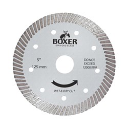Austsaw/Boxer - 125mm (5in) Diamond Blade Boxer Ultra Thin - 22.2mm Bore - Ultra Thin