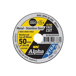 XTRA Cutting Disc 50 x 1.0mm | Carded 5 Pack