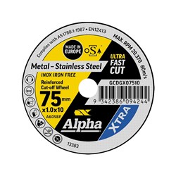 XTRA Cutting Disc 75 x 1.0mm | Carded 10 Pack