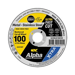 XTRA Cutting Disc 100 x 1.0mm | Carded 10 Pack
