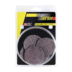 Carded 5 Pack 75mm x 120 Resin Fibre Disc R Type Ceramic Grit