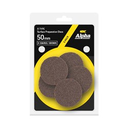 Surface Prep Disc R Type 50mm X Coarse / Brown Carded (Pk 5)