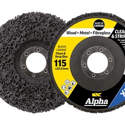 Clean & Strip Disc 115mm Black coarse XTRA Carded