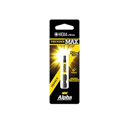 ThunderMax HEX4 x 50mm Impact Power Bit Carded