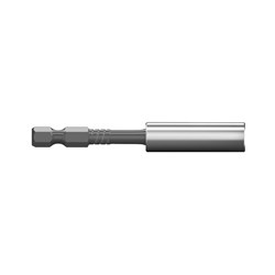 Magnetic Bit Holder With C Ring 1/4in x 75mm Thunderzone Carded