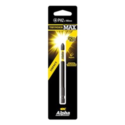 ThunderMax PH2 x 100mm Impact Power Bit Carded