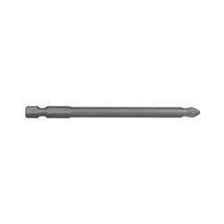 PH2 x 100mm Phillips Ribbed Power Bit Carded