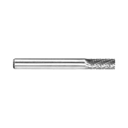 1/4in Cylindrical Carbide Burr With End Cut Carded