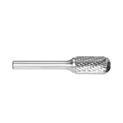 1/2in Cylindrical Ball Nose Carbide  Burr Carded