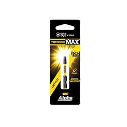 ThunderMax SQ2 x 50mm Impact Power Bit Carded