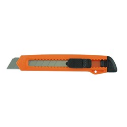 Orange 18mm Plastic Cutter Carded