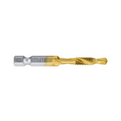 UNC 12G x 24 HSS Combination Drill & Tap | TiN Coated