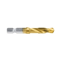 UNC 3/8 x 16 HSS Combination Drill & Tap | TiN Coated