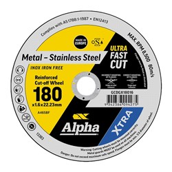 XTRA Cutting Disc 180 x 1.6mm | Bulk