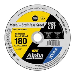 XTRA Cutting Disc 180 x 2.5mm | Bulk