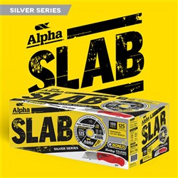 Alpha SLAB | 125x1.0mm Silver Series Cutting Disc x100 | Bonus Sterling Folding Utility Knife