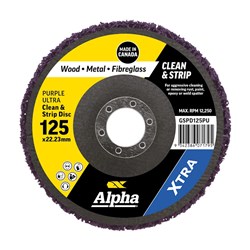 Clean & Strip Disc 125mm Purple ultra XTRA Bulk
