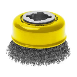 Alpha Cup Brush X-Lock 75mm Steel Wire | 0.30mm Crimped