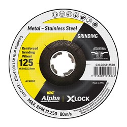 Alpha Grinding Disc X-Lock 125 x 6.0mm