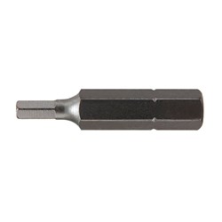 Hex 1/8in x 25mm Insert Driver Bit