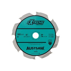 Austsaw - 160mm (6 1/4in) Polycrystalline Diamond Blade - 20/16mm Bore - 4PCD 4TCT Teeth