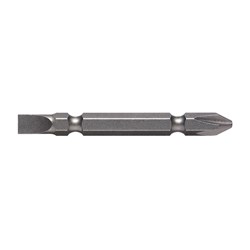 PH2/SL8 x 60mm Phillips/Slotted Double Ended Bit