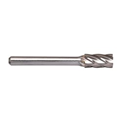 12.7mm Cylindrical Aluminium Cut Carbide Burr