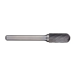 1/4in Cylindrical Ball Nose Carbide Burr