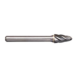 6mm Tree Radius Aluminium Cut Carbide Burr