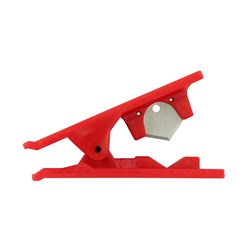 Red Tube Cutter with Replaceable Blade