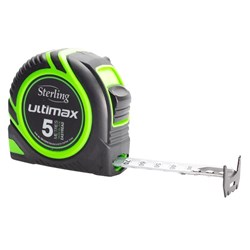 Sterling Ultimax Tape Measure Easyread: 5m x 19mm Metric