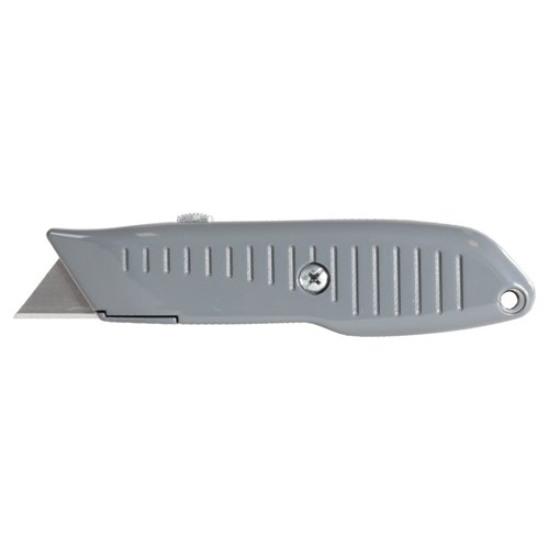 Ultra Grip Grey Retractable Knife with 3 Blades | Bulk